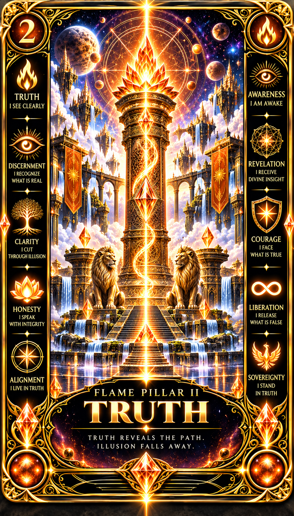 Flame Pillar II Truth card
